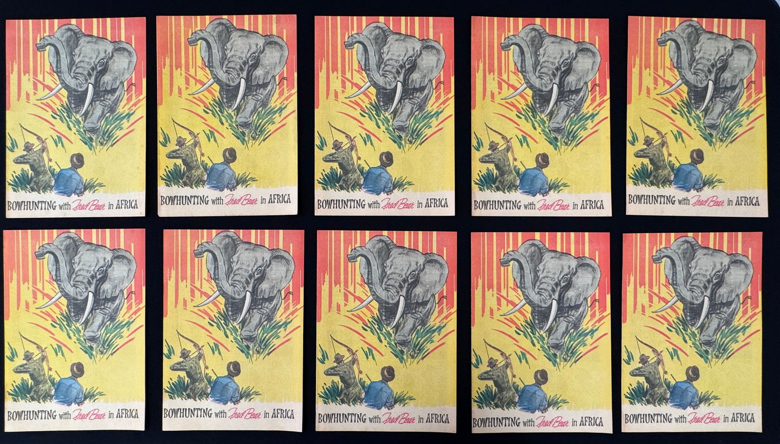 "Bowhunting with Fred Bear in Africa" Comics (1 of 4)