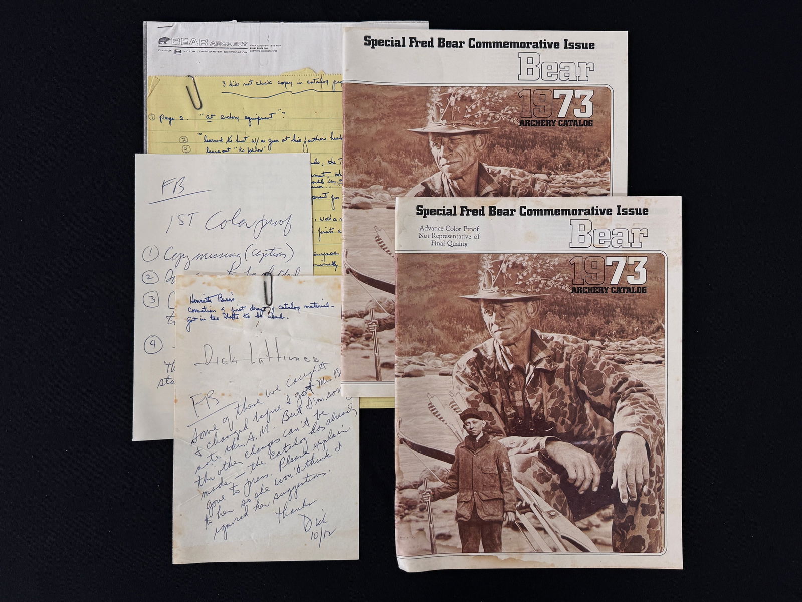 1973 Bear Archery Catalog Proof (1 of 1)