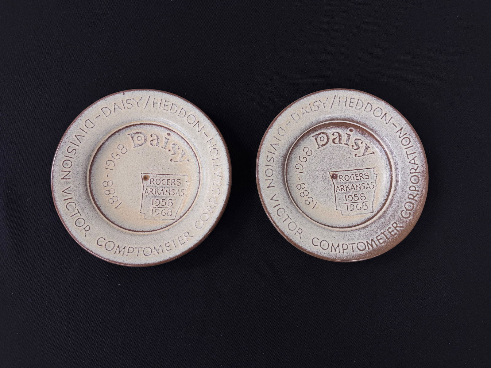 Fred Bear Owned Frankoma Plates (1 of 2)