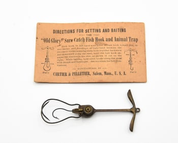 Early "Old Glory" Sure Catch Fish Hook