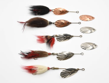 5 J. Lind Fluted Spinners