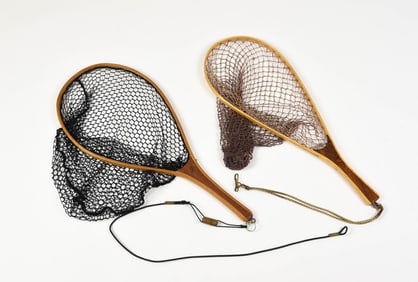 2 Vintage Trout Hand Nets