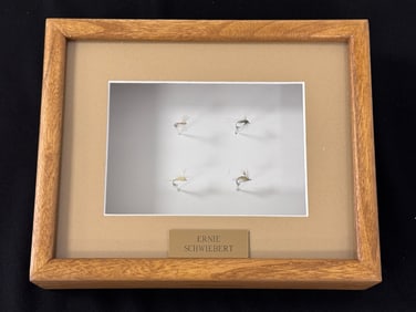 Ernest Schwiebert Framed Flies