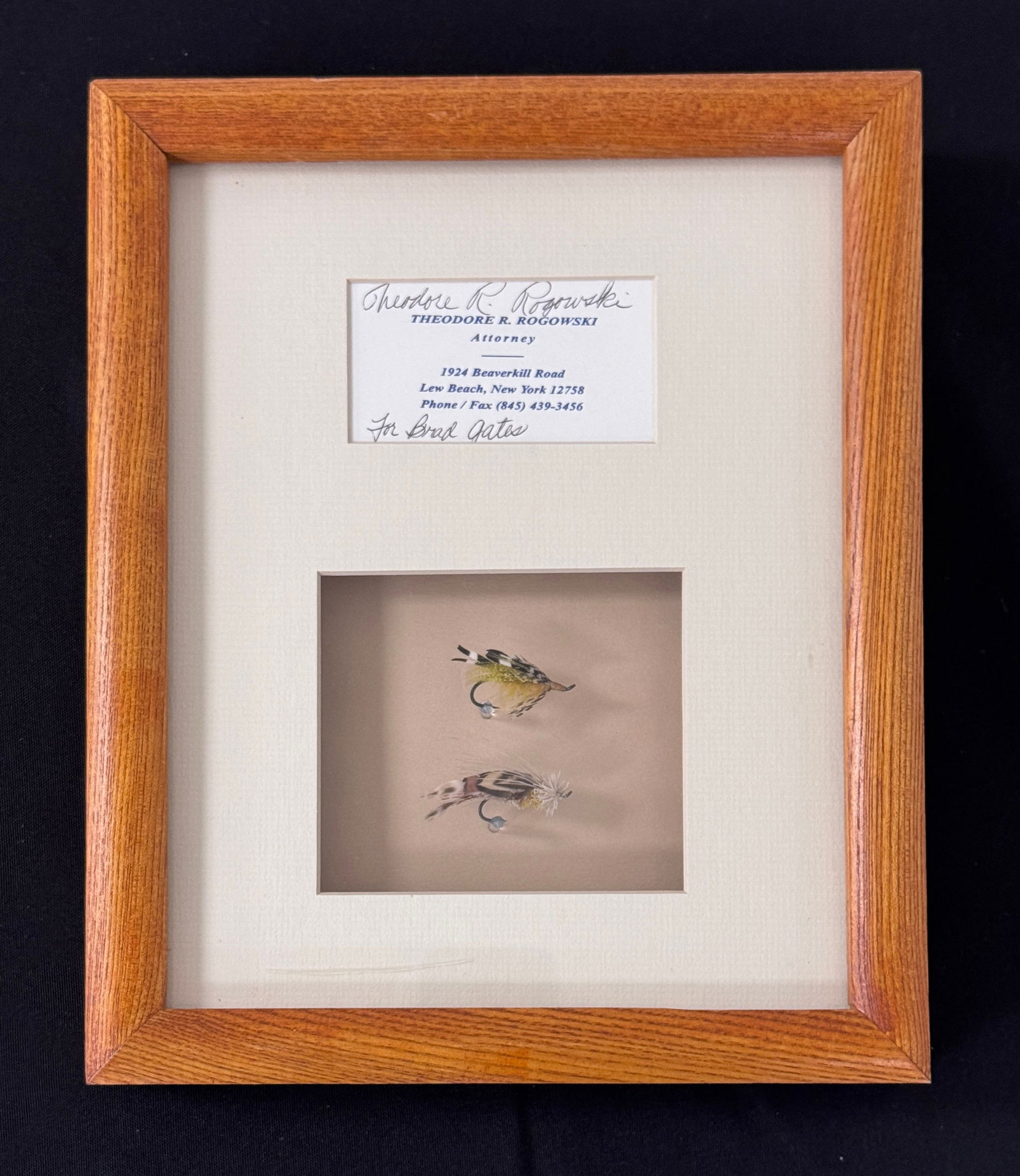 Framed Vintage Rogowski Flies (1 of 2)