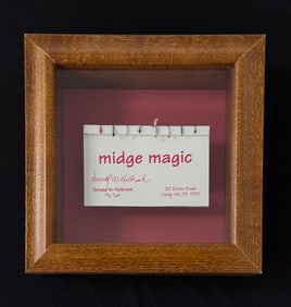 Don Holbrook Framed Midge Flies