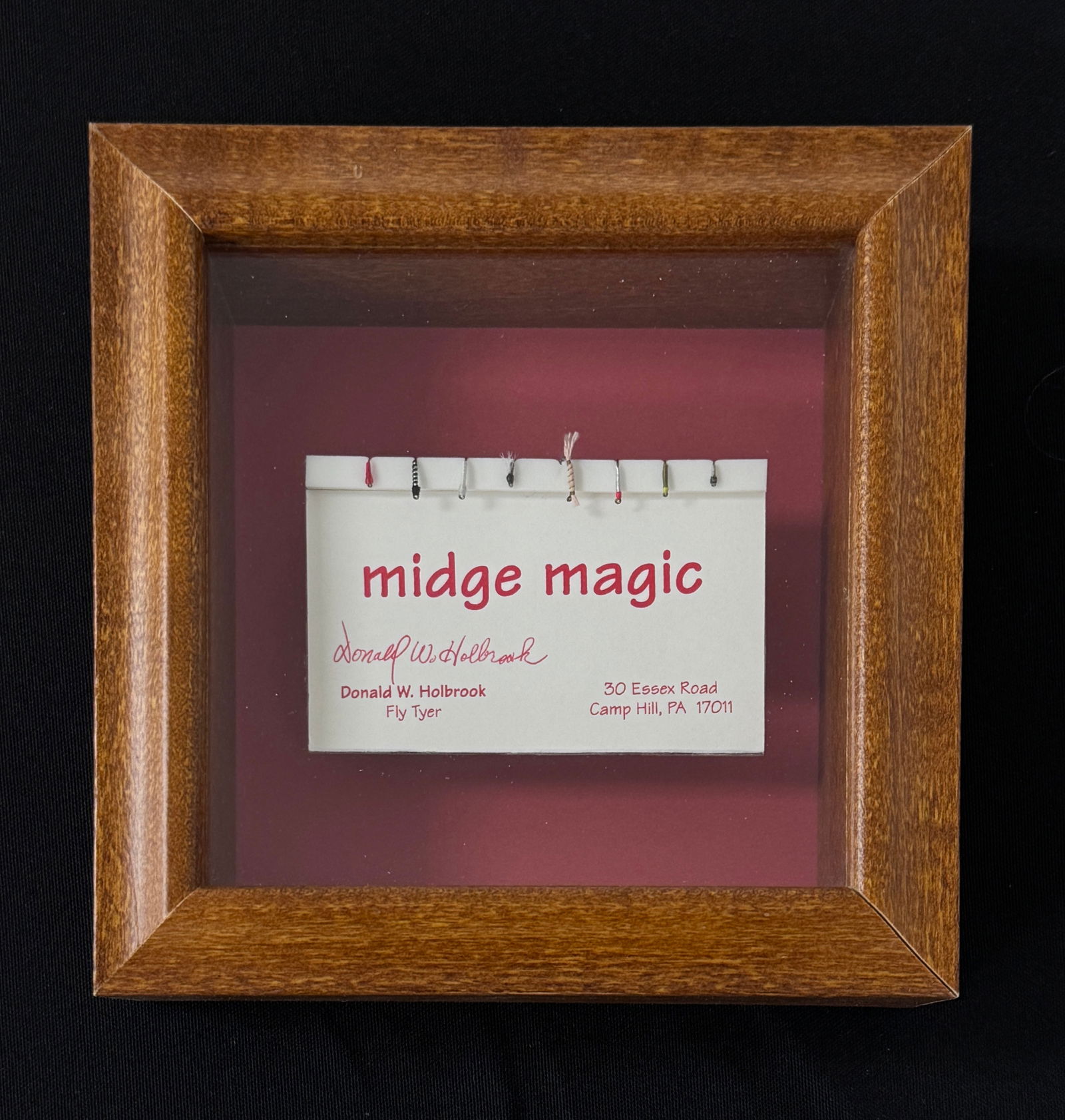 Don Holbrook Framed Midge Flies (1 of 2)