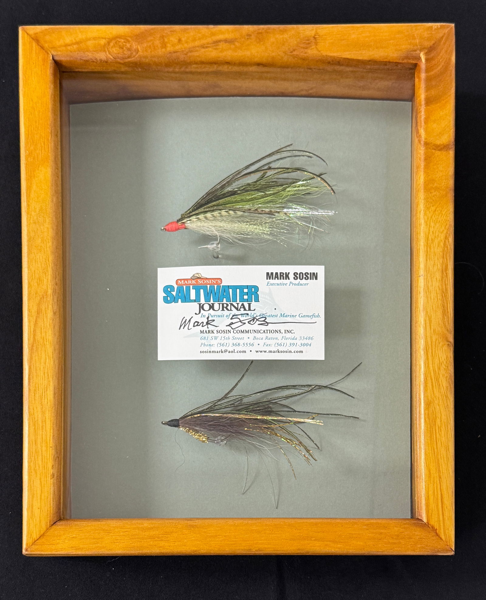 Vintage Mark Sosin Framed Flies (1 of 2)