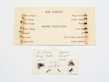Ed Koch Flies & "Midge Selection"