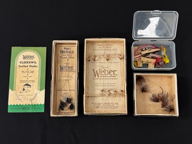 Boxed Weber Flies