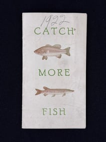 1922 Creek Chub Fold-Out Catalog