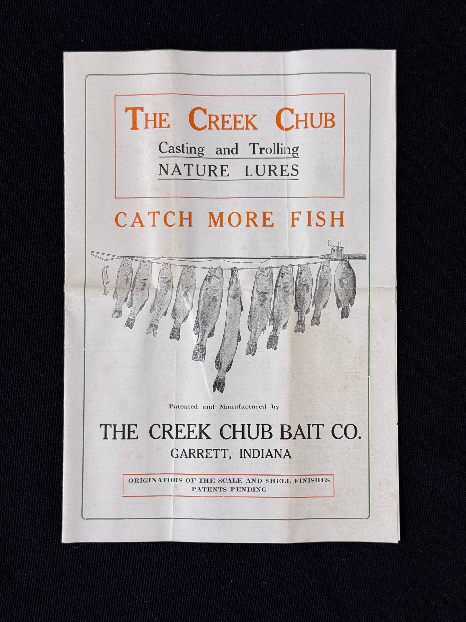 1919 Creek Chub Catalog Auction