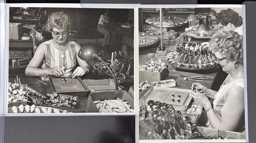 2 Creek Chub Factory Employee Photos