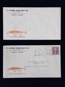 Creek Chub Illustrated Envelopes