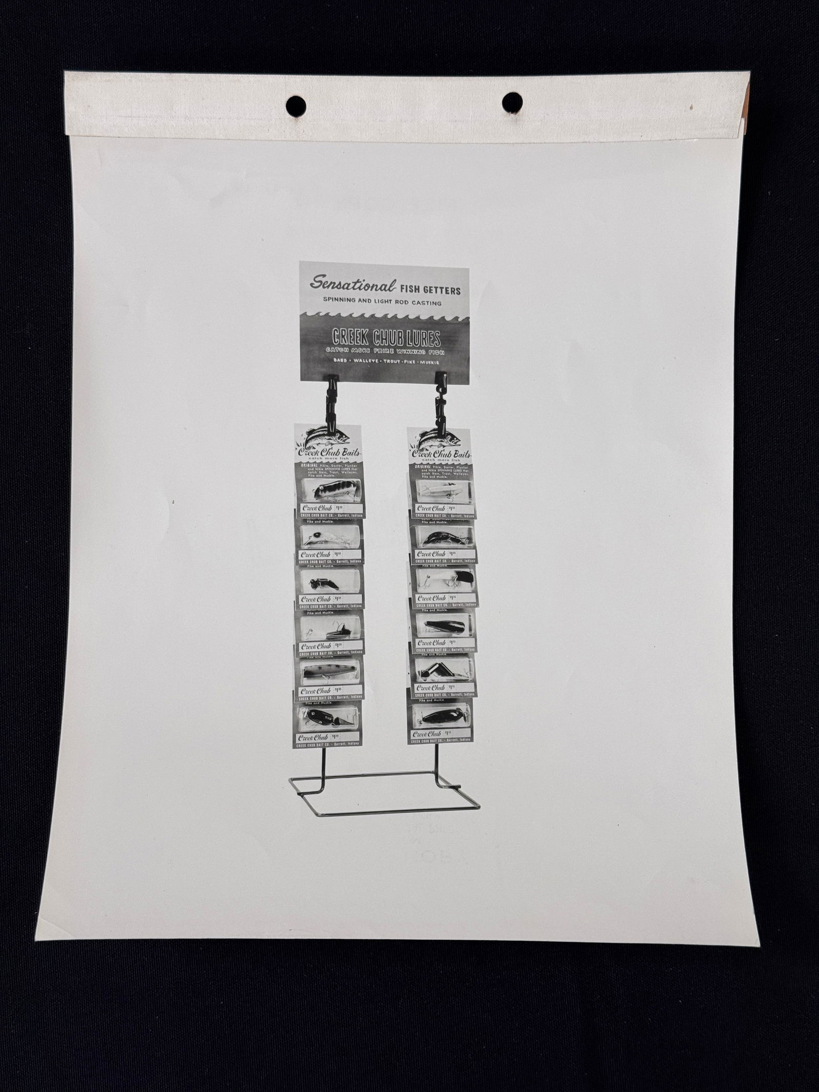 Creek Chub Advertising Proof Sheet (1 of 4)