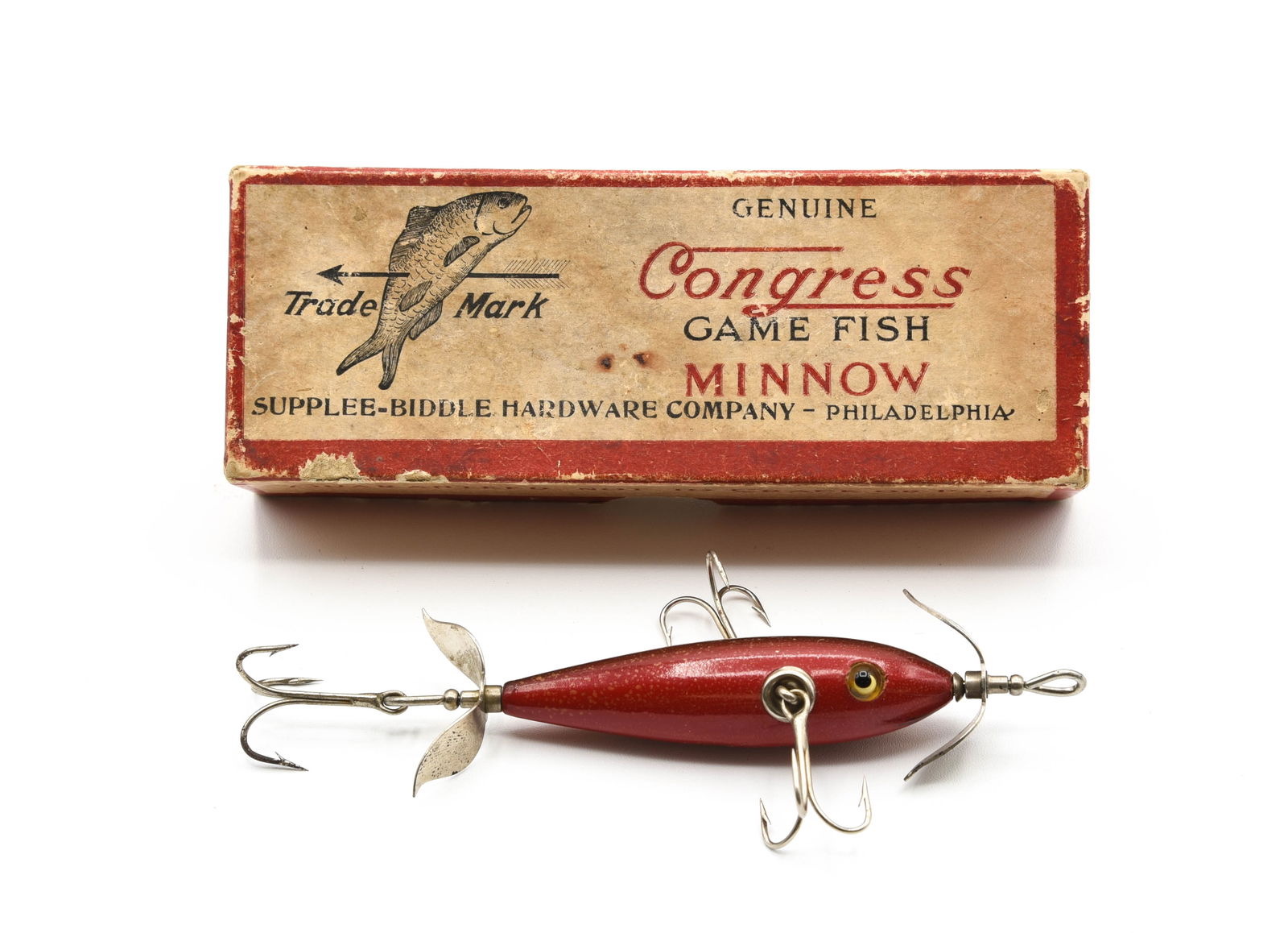 Supplee Hardware "Congress" Lure Box (1 of 3)