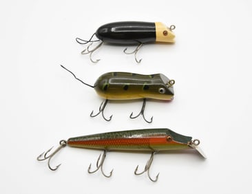 3 Vintage Shakespeare Lures
