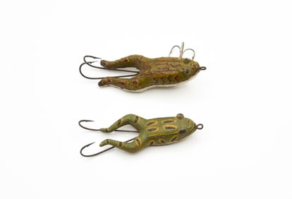 2 Early Pflueger Floating Frogs