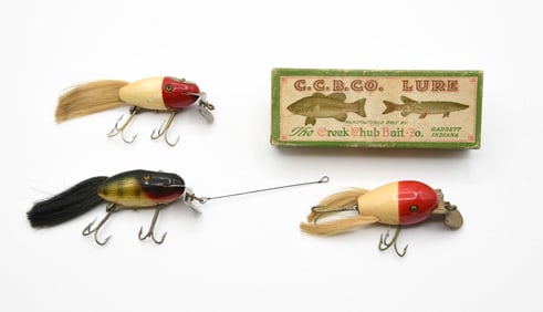 3 Creek Chub Hair Baits