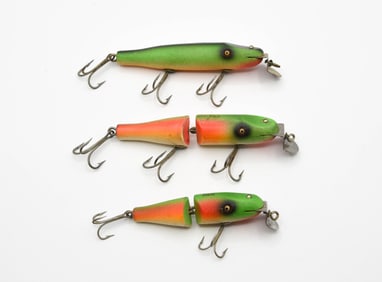 3 Creek Chub Fire Lacquer Pikies
