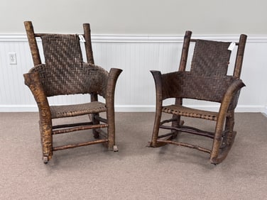 Lee Fountain Adirondack Rocking Chairs