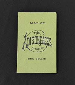 Map of the Adirondacks by Stoddard 1893