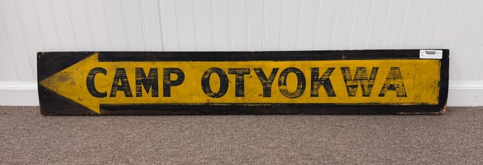 CAMP OTYOKWA Wooden Double Sided Sign