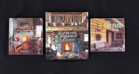 3 Ralph Kylloe Adirondack Coffee Table Books