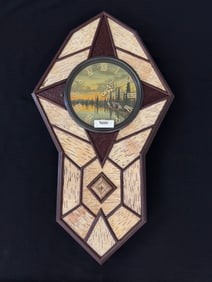Jerry Farrell Adirondack Hand Painted Wall Clock