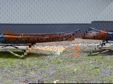 13' Native American Birch Bark Canoe