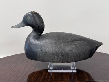 G & J Warin Makers Bluebill Duck Decoy