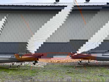 Lapstrake Decked 12' Sailing Canoe "Pea Pod"
