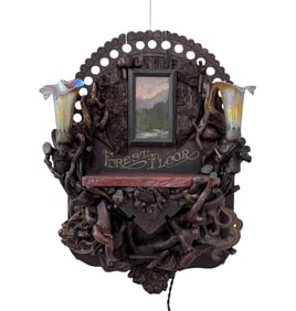 Barney Bellinger "Forest Floor" Wall Sconce