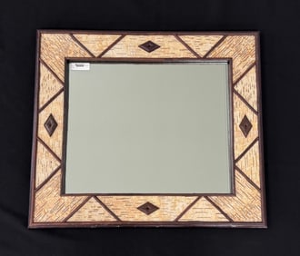 Jerry Farrell Adirondack Birch Bark & Twig Mirror