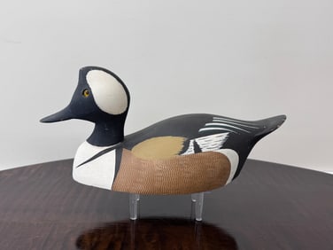Ken Harris Drake Hooded Merganser Duck Decoy