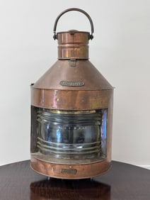 Large Copper Nautical Lantern