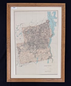 Essex County, NY Framed Map