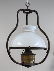 Nautical Hanging Oil Lamp with Gimble