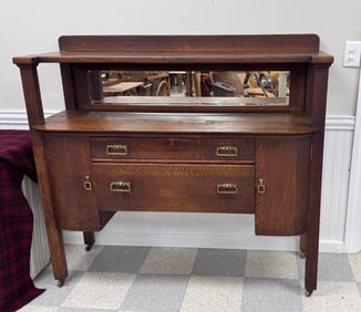 Mission Quarter Sawn Oak Sideboard
