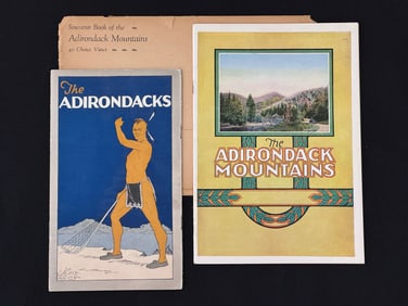 2 Adirondack Mountain Brochures
