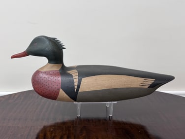Hooded Merganser Duck Decoy