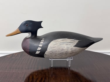Hooded Merganser Duck Decoy