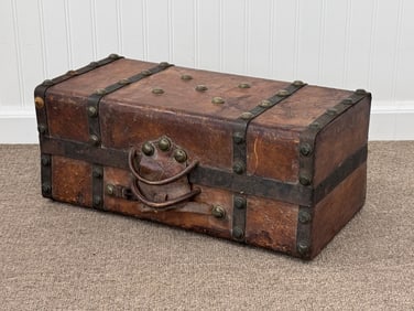 Civil War Era Leather Travel Case