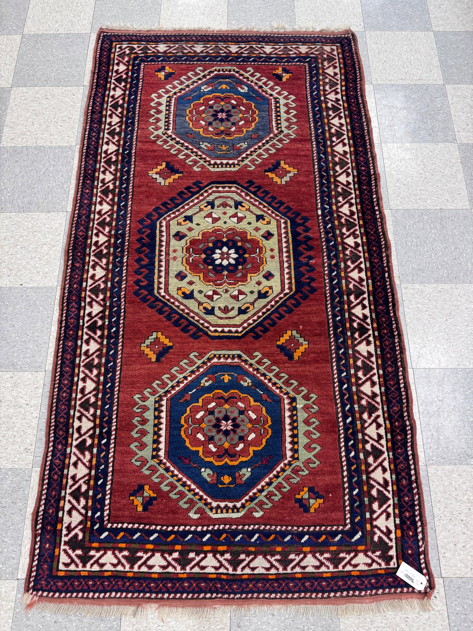 Antique Kazak Caucasian Oriental Rug (1 of 4)