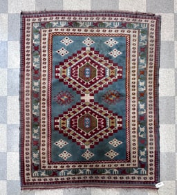 Caucasian Oriental Hand Woven Oriental Rug