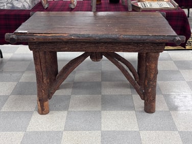 Early Rustic Adirondack Table