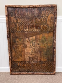 Old Hickory Chair Co Original Framed Advertisement