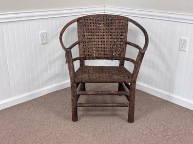 Old Hickory Hoop Back Arm Chair