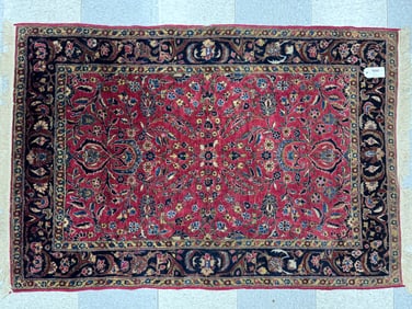 Hand Woven Oriental Throw Rug