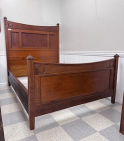 Quarter Sawn Oak Double Bed