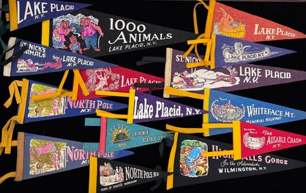 15 Adirondack Felt Pennants